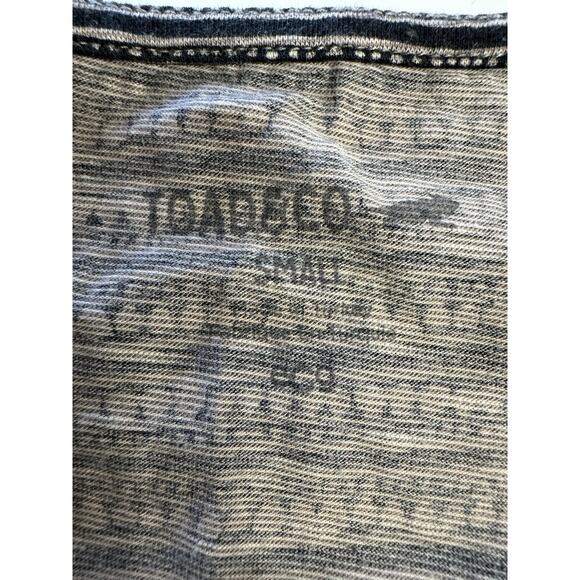 Toad & Co Faux Wrap Tie Waist Sleeveless Dress Striped Dot Pockets Size Small - Picture 3 of 7